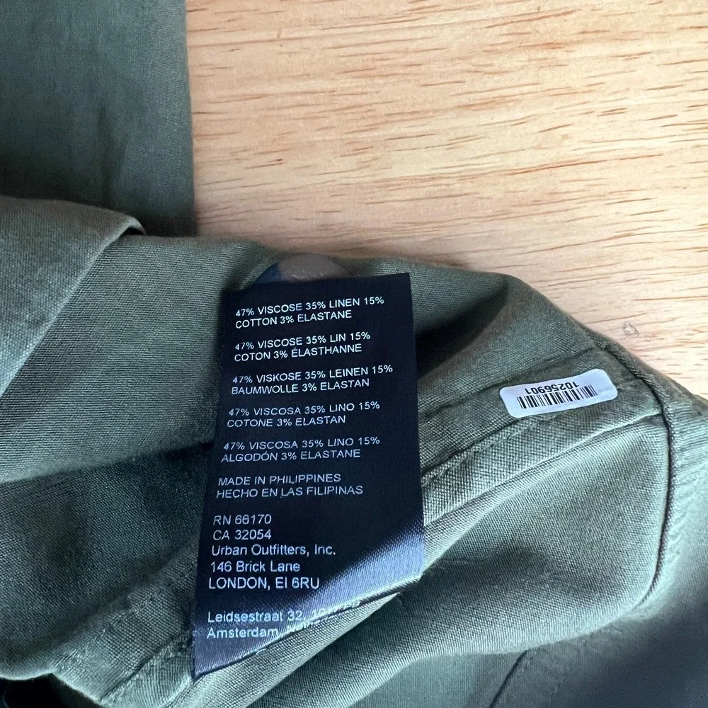 Maeve Cargo Mini Skirt Womens M Green Utility‎ Y2K Anthropologie